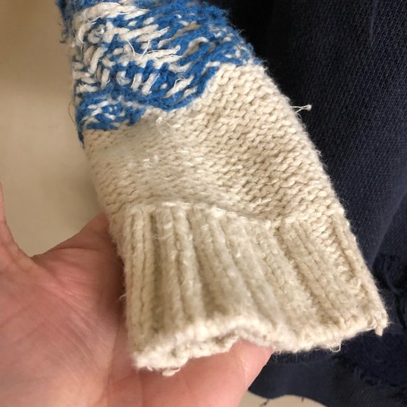 Free People Distressed Fair Isle Sweater - Picture 4 of 8